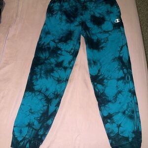 Champion Kids Blue Tie-Dye Sweatpants
